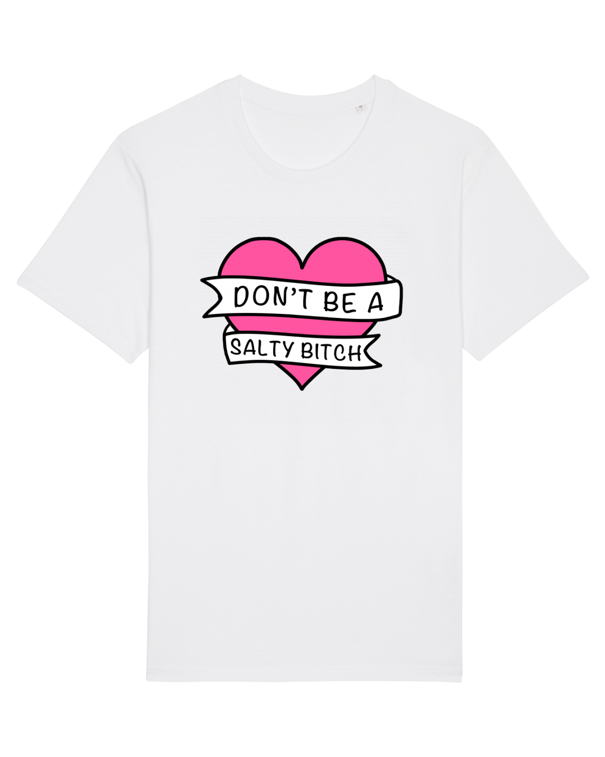 Tricou mânecă scurtă Unisex Rocker White