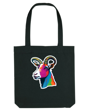 popart goat Black
