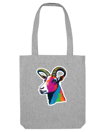 popart goat Heather Grey