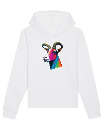 popart goat White