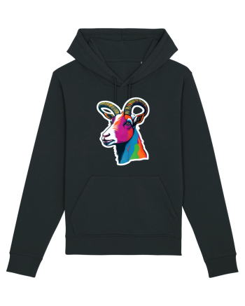 popart goat Black