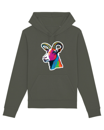 popart goat Khaki