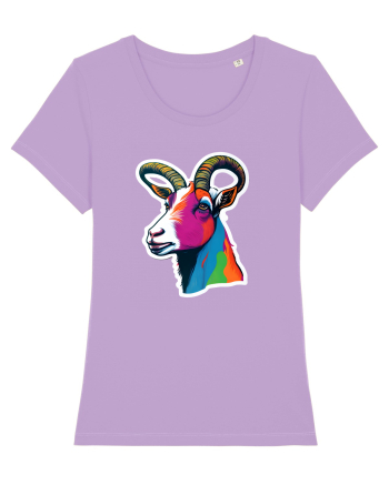 popart goat Lavender Dawn
