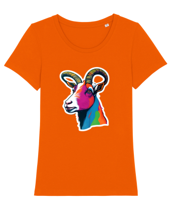 popart goat Bright Orange