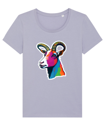 popart goat Lavender