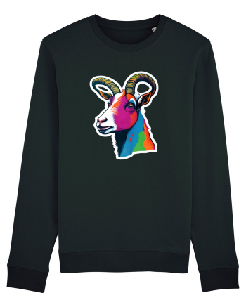 popart goat Black