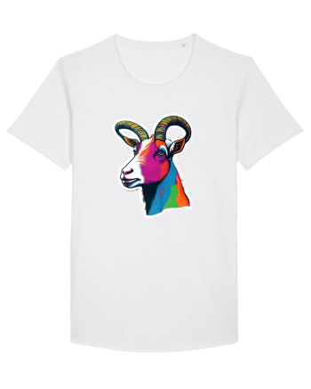 popart goat White