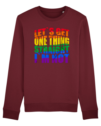LET`S GET ONE THING STRAIGHT, I`M NOT Burgundy