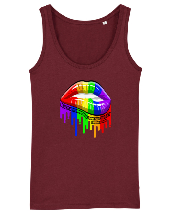 Kiss whomever you want  (&wants it back) Burgundy