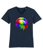 Kiss whomever you want  (&wants it back) Tricou mânecă scurtă guler V Bărbat Presenter