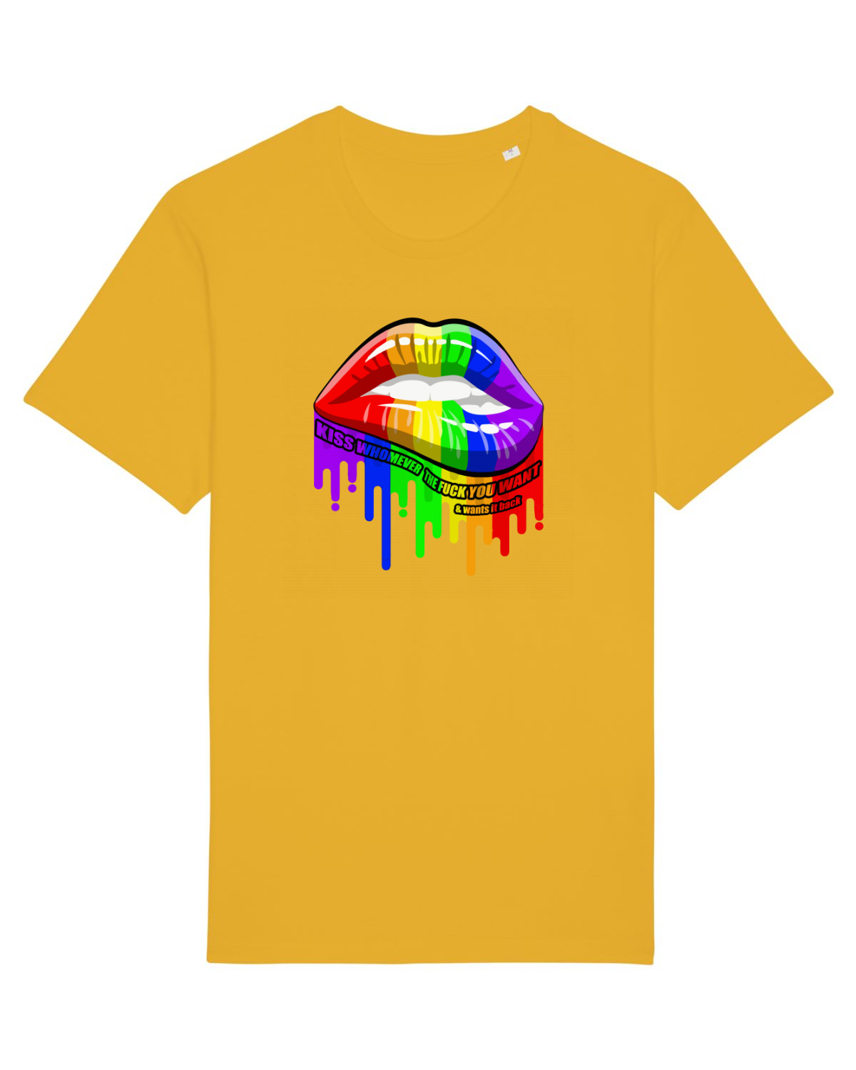 Tricou mânecă scurtă Unisex Rocker Spectra Yellow