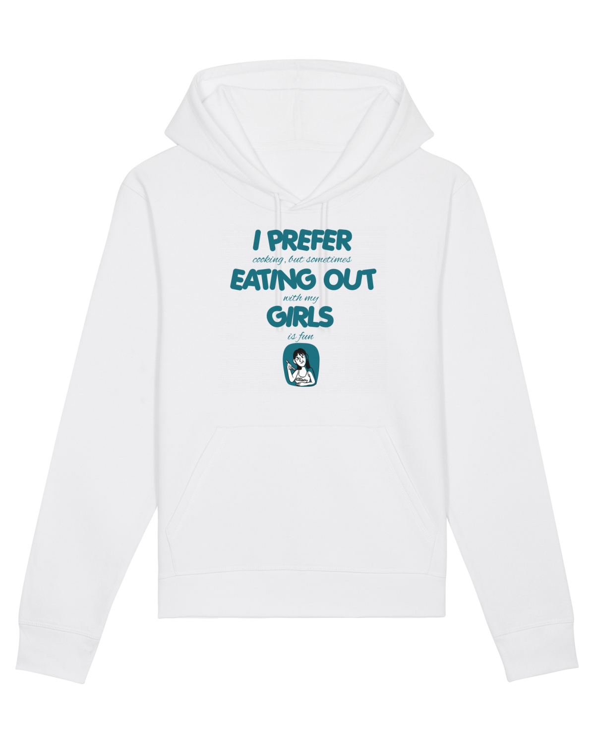 Hanorac Unisex Drummer White