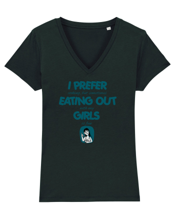 I PREFER EATING OUT (with my) GIRLS 2 Black