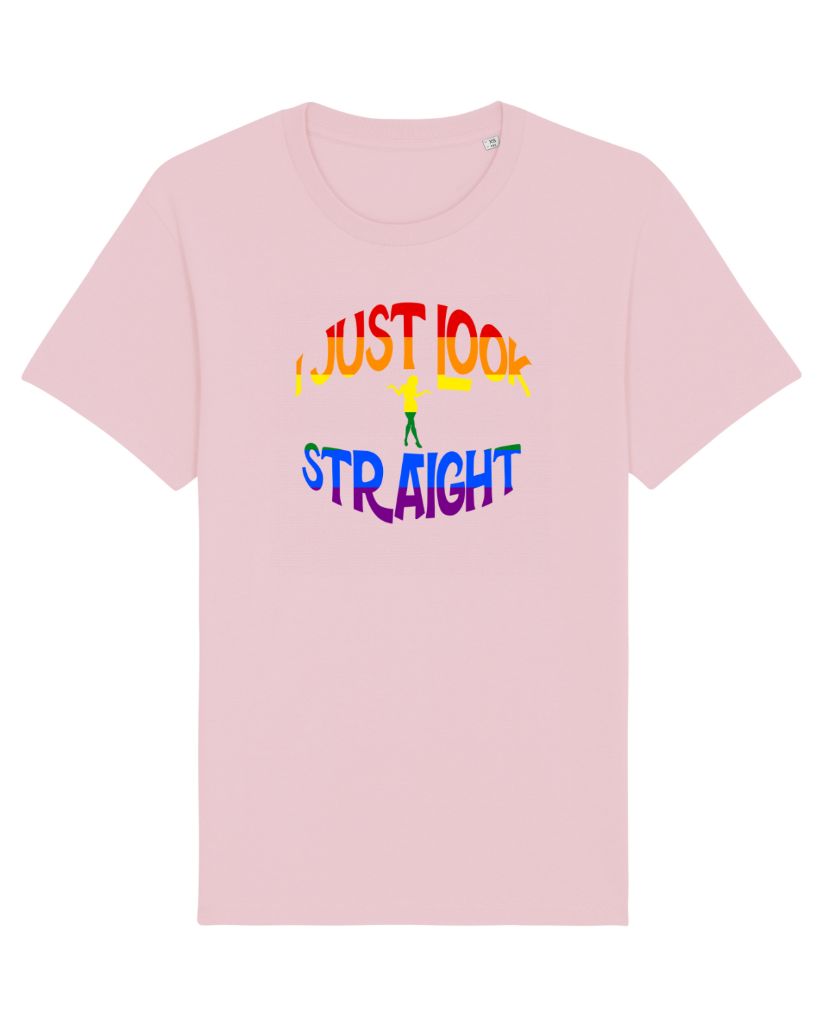 Tricou mânecă scurtă Unisex Rocker Cotton Pink