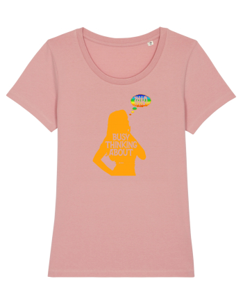 BUSY THINKING ABOUT GIRLS Canyon Pink