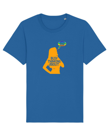 BUSY THINKING ABOUT GIRLS Royal Blue