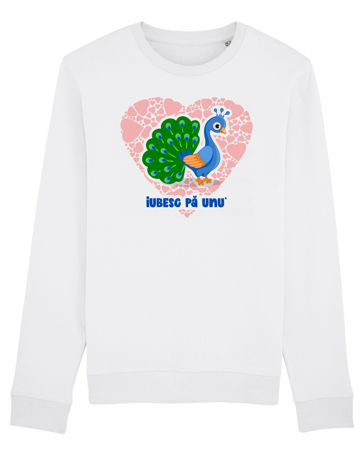Bluză mânecă lungă Unisex Rise White
