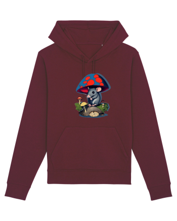 Rozzy the Fungi Rat Burgundy