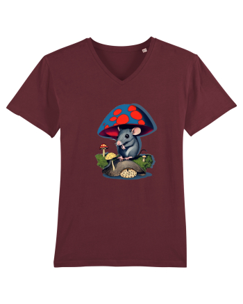 Rozzy the Fungi Rat Burgundy