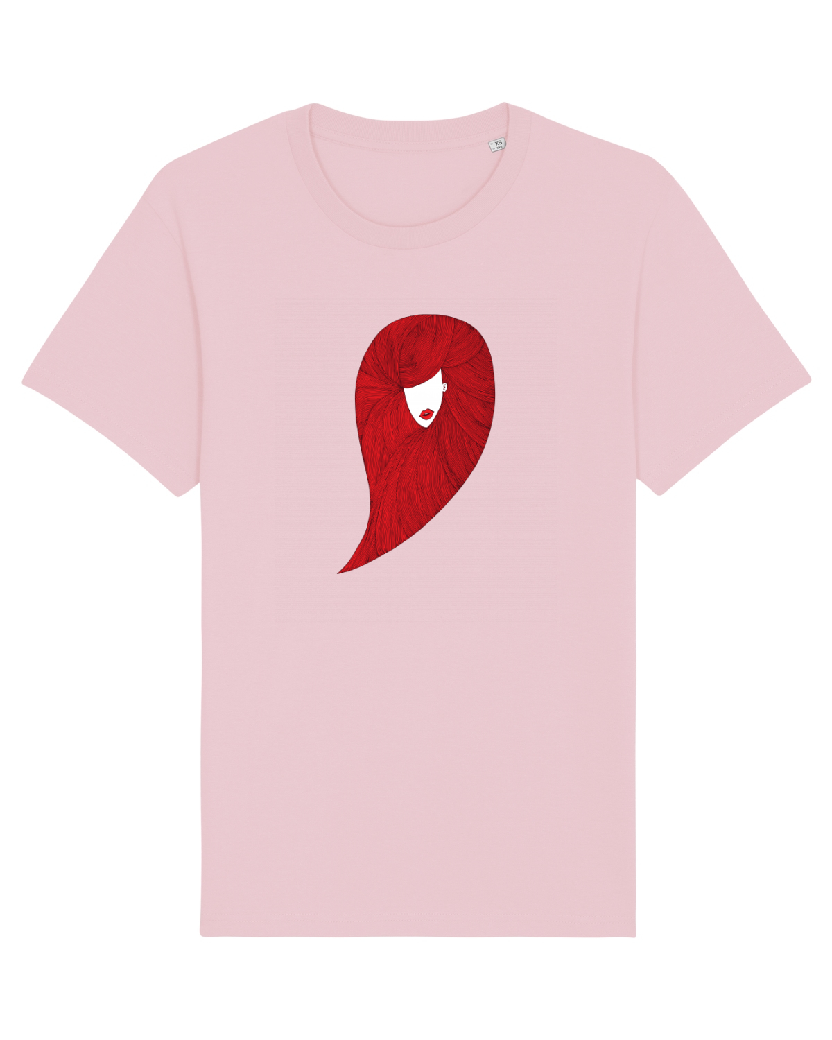 Tricou mânecă scurtă Unisex Rocker Cotton Pink