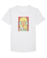 Selfie Tricou mânecă scurtă guler larg Bărbat Skater