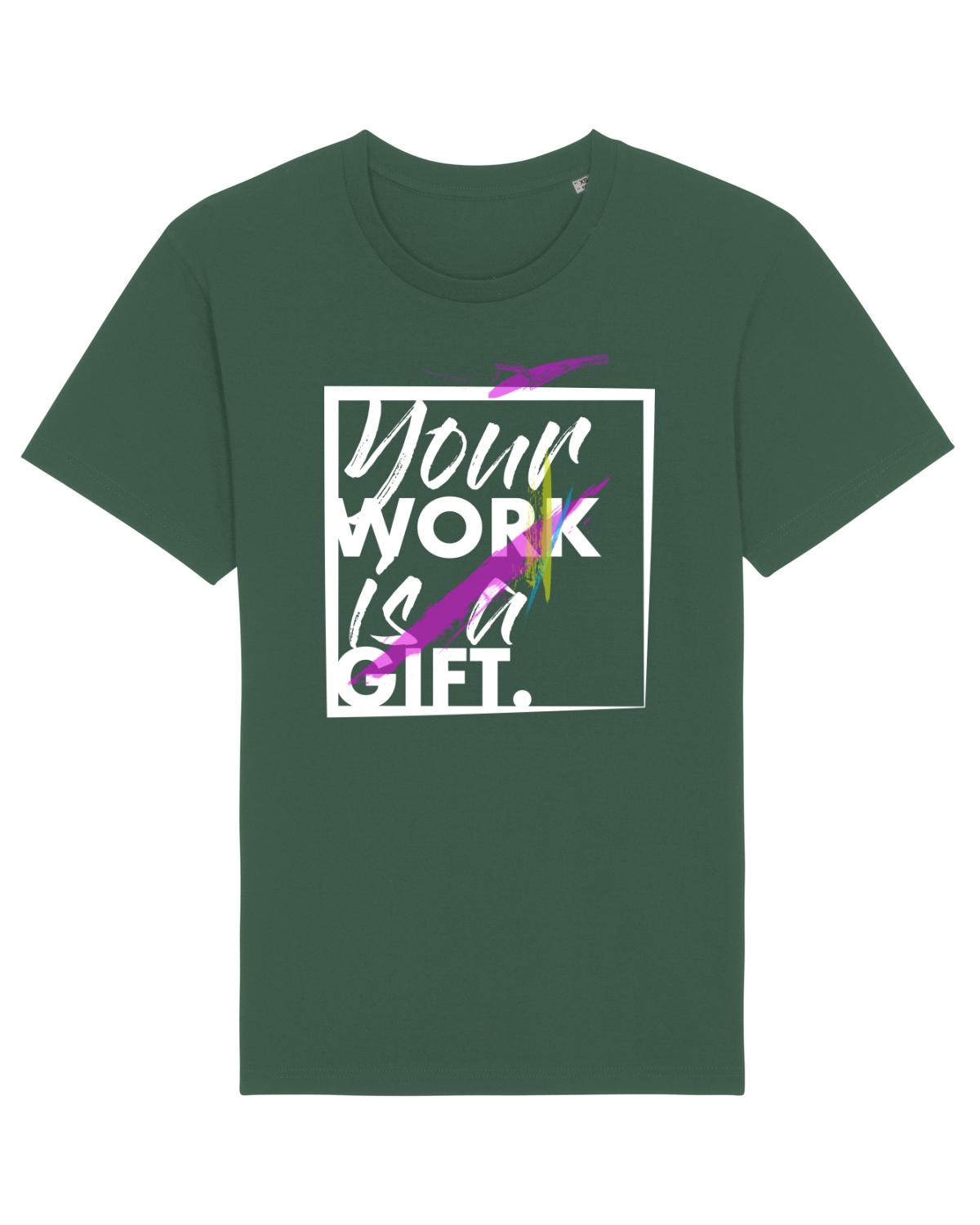 Tricou mânecă scurtă Unisex Rocker Bottle Green