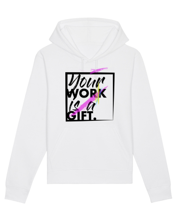 Your Work is a Gift Black Hanorac Unisex Drummer