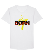 Born creative Tricou mânecă scurtă guler larg Bărbat Skater