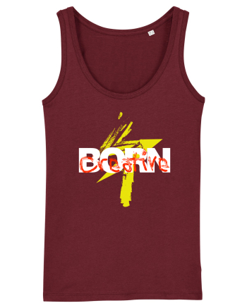 Born creative white Burgundy