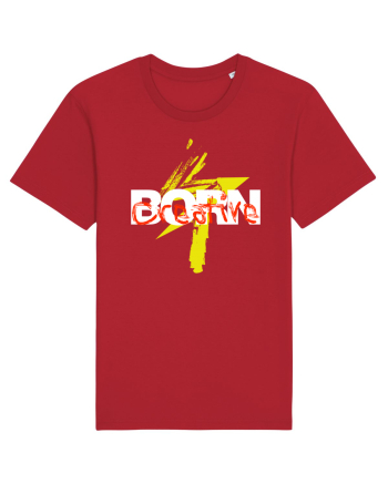 Born creative white Red
