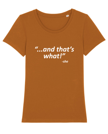 And that's what!  -she Roasted Orange