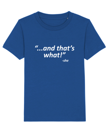 And that's what!  -she Majorelle Blue