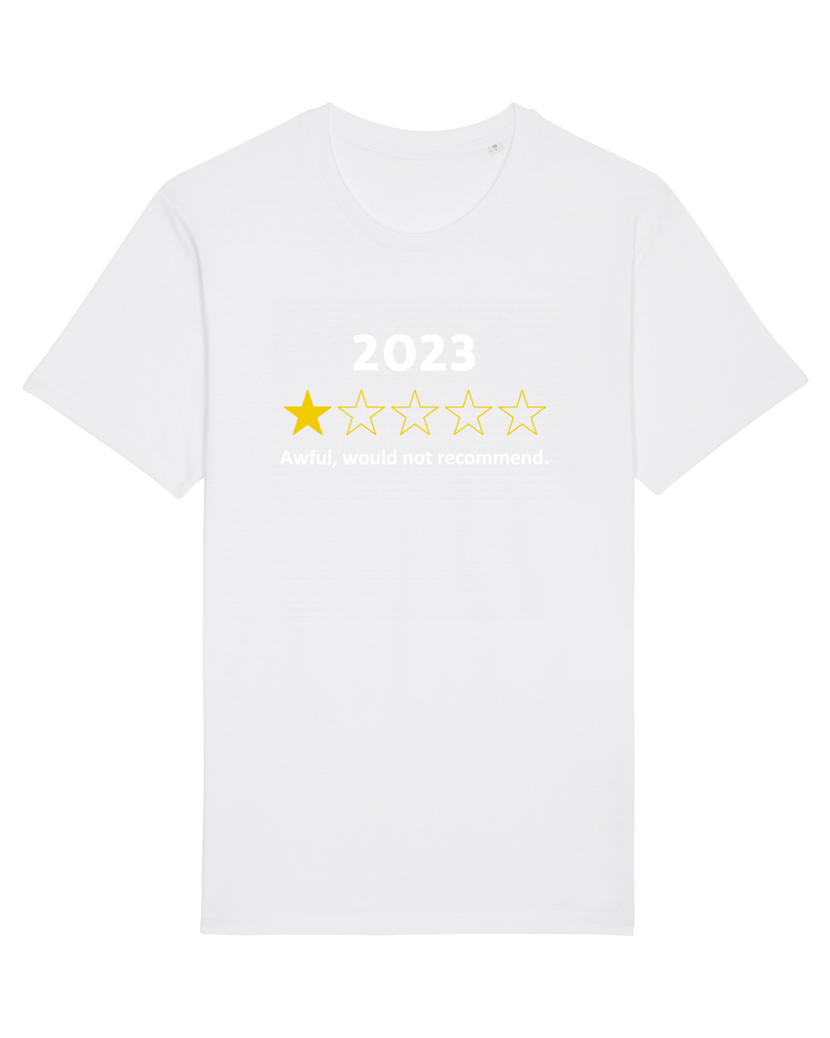 Tricou mânecă scurtă Unisex Rocker White