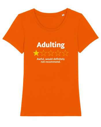 Adulting Bright Orange