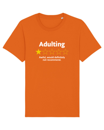 Adulting Bright Orange