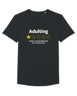 Adulting Tricou mânecă scurtă guler larg Bărbat Skater