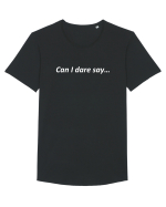 Can I dare say... Tricou mânecă scurtă guler larg Bărbat Skater