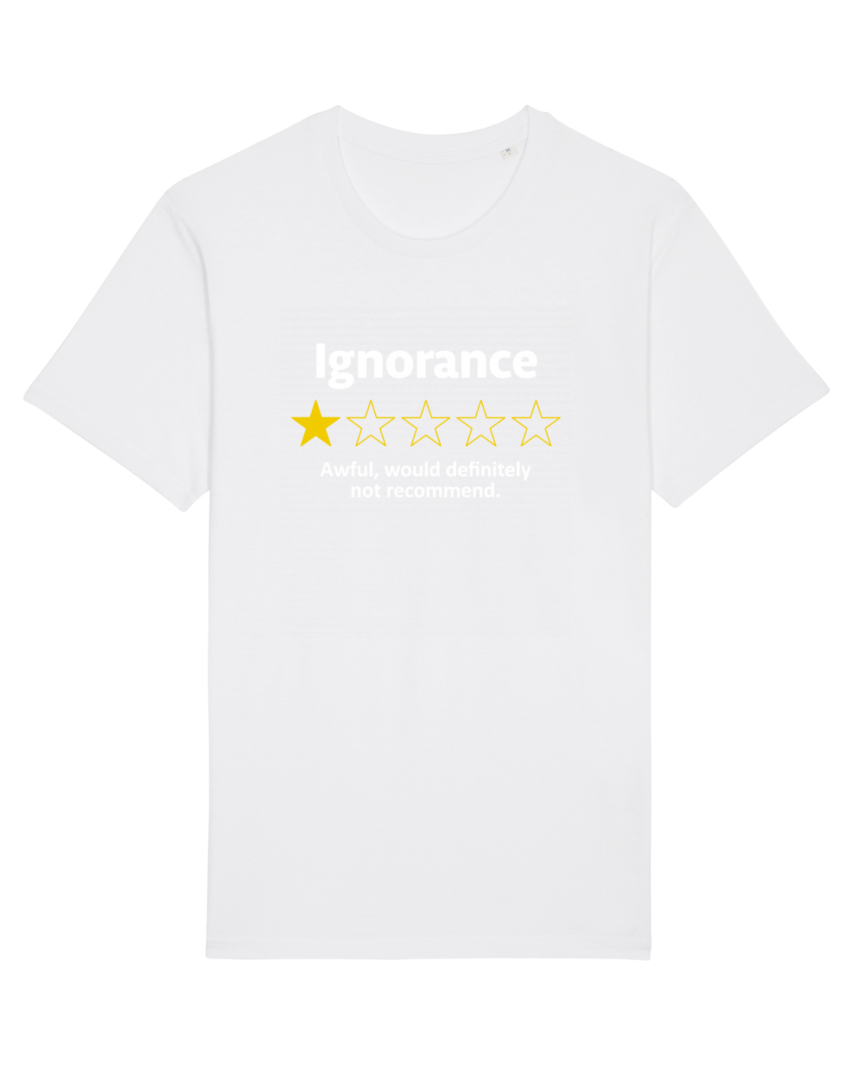 Tricou mânecă scurtă Unisex Rocker White