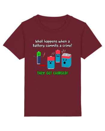 Get charged! Burgundy