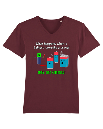 Get charged! Burgundy