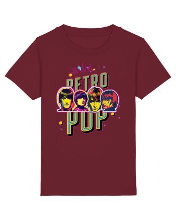 retro pop Burgundy