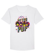 retro pop Tricou mânecă scurtă guler larg Bărbat Skater