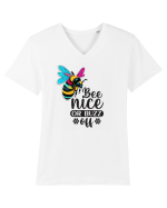 beenice  Tricou mânecă scurtă guler V Bărbat Presenter