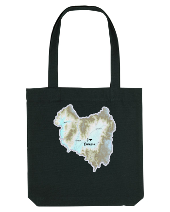 Covasna County Map Black
