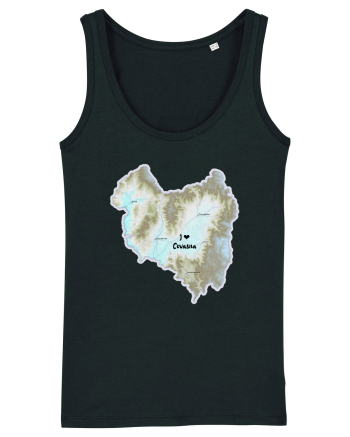Covasna County Map Black