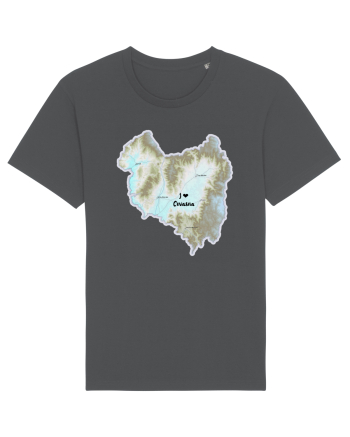 Covasna County Map Anthracite