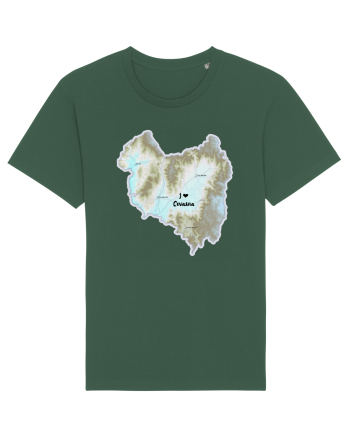 Covasna County Map Bottle Green