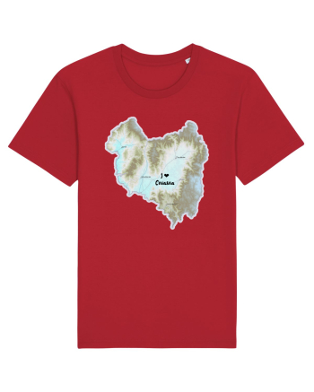 Covasna County Map Red