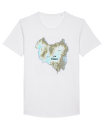Covasna County Map Tricou mânecă scurtă guler larg Bărbat Skater