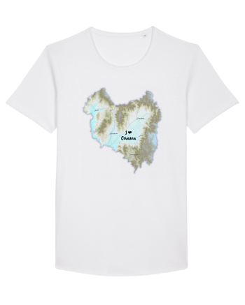 Covasna County Map White